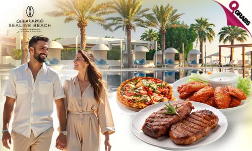 Friday Dinner Buffet OR Italian Set Menu with Pool & Beach Access at Sealine Beach Resort!